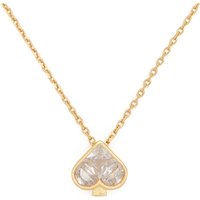 Kate Spade New York Gold So Spade Crystal Necklace - Gold
