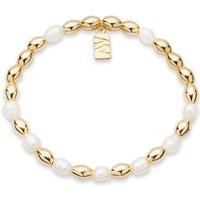 August Woods Gold Beaded Pearl Bracelet - Gold