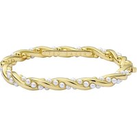 Ted Baker Gold Tilaa Twisted Pearl Cuff Bracelet - Gold
