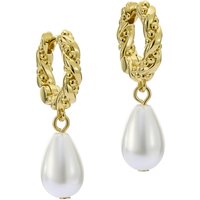Ted Baker Gold Tilly Twisted Pearl Drop Earrings - Gold