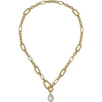 Ted Baker Gold Timora Twisted Pearl Statement Necklace - Gold