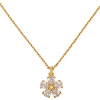 Kate Spade New York Gold Crystal Bloom Necklace - Gold