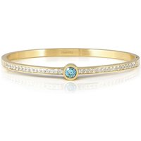 Nomination Pretty Bangles Gold Blue Circle Crystal Small Bangle