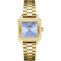 CLUSE Gold Gracieuse Petite Square Lilac Watch - Gold