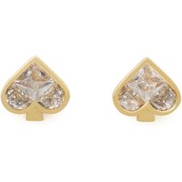 Kate Spade New York Gold So Spade Crystal Studs - Gold