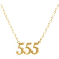 Argento Angel Number 555 Change Necklace - Gold