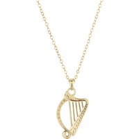 Argento Gold 14k Plated Harp Necklace - Gold