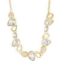 August Woods Gold Classic Jewel CZ Necklace - Gold