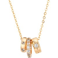 August Woods Gold CZ Loops Pendant Necklace - Gold