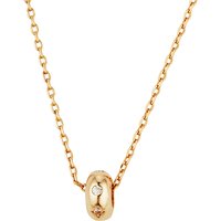 August Woods Gold CZ Ring Pendant Necklace - Gold