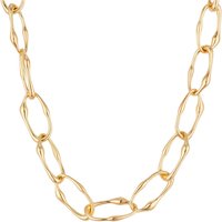 August Woods Gold Oval Chunky Necklace - Gold