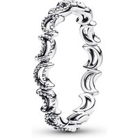 Pandora Silver Crescent Moon Ring - 54