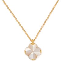 Kate Spade New York Gold Spade Flower Mother of Pearl Necklace - 41cm