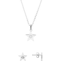 Argento Silver CZ Star Gift Set - Silver