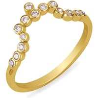 Argento Gold 14k Stacking Ring for Claddagh - 58