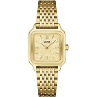 CLUSE Gold Gracieuse Petite Lace Square Watch - Gold