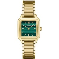 CLUSE Gold Gracieuse Petite Malachite Square Watch - Gold