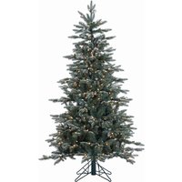 PE/PVC Crystal Balsam Frosted Fir Tree
