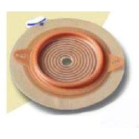 Placca per colostomia alterna mio sistema a 2 pezzi foro ritagliabile 10/45mm flangia 50mm 5 pezzi articolo 13151