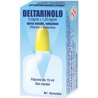 Deltarinolo 5 mg/ml + 1,25 mg/ml spray nasale, soluzione