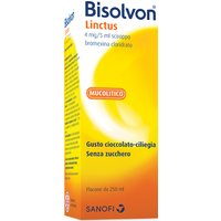 Bisolvon linctus 4 mg/5 ml sciroppo gusto cioccolato-ciliegia