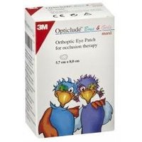 Cerotto oculare colorato maxi 5,7x8cm cf 30 pezzi