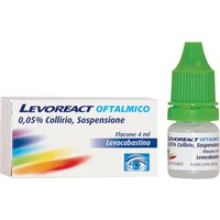 Levoreact oftalmico 0,05% collirio, sospensione