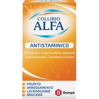 Collirio alfa antistaminico 0,8 mg/ml + 1 mg/ml collirio, soluzione