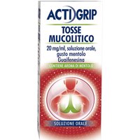 Actigrip tosse mucolitico “20 mg/ml soluzione orale, gusto mentolo”
