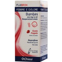 Fluibron febbre e dolore bambini 100mg/5ml sospensione orale