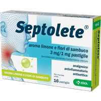 Septolete aroma limone e fiori di sambuco 3 mg/1 mg pastiglie