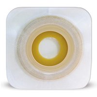 Placca piana modellabile per stomia due pezzi 22-33mm flangia 48mm con adesivo idrocolloidale 5 pezzi