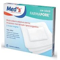 Meds pore medicazione adesiva 10x30 cm 3 pezzi