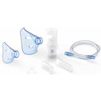 Soffio cube kit accessori ricambio con ampolla, boccaglio e focella nasale, maschera pediatrica e adulti, tubello e filtri di ricambio e borsa porta a