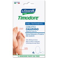 Cerotto callifugo sagomato pronto all'uso per duroni igienepiede 4 pezzi