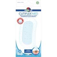 Medicazione autoadesiva trasparente impermeabile master-aid cutiflex 10,5x20 5 pezzi