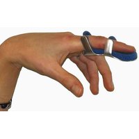 Stecca per frattura dita a ranetta farmasplint misura piccola in alluminio modellabile con imbottitura in spugna poliuretanica antiallergica radiotras