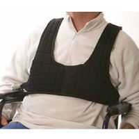Cintura pettorale per carrozzella modello completo di bretellaggio verticale in cotone 100%. cintura di sostegno e antiscivolamento per pazienti costr