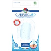Medicazione autoadesiva trasparente impermeabile master-aid cutiflex 10,5x15 5 pezzi