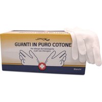 Guanto cotone bianco 7,5