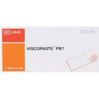 Benda all'ossido di zinco per il trattamento delle ulcere varicose di tipo secco e delle dermatiti croniche viscopaste pb7 600x7,5cm