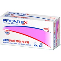 Prontex guanto in lattice con amido medio 100 pezzi