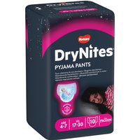 Huggies drynites girl pyjama pants 4/7 anni m 17/30kg pacco singolo 10 pezzi