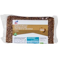 Fsc biofibre+ pane di segale integrale con semi di girasole biologico ad alto contenuto di fibre 500 g