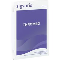 Sigvaris thrombo monocollant lungo punta aperta bianco l
