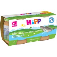 Hipp omogeneizzato merluzzo carote patate 2x80 g