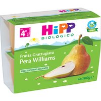Hipp bio hipp bio frutta grattuggiata pera williams 4x100 g