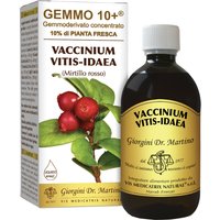 Gemmo 10+ mirtillo rosso liquido analcolico 500 ml