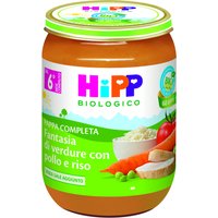 Hipp bio pappa pronta fantas verd pollo riso 190 g