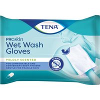 Tena wet wash glove guanto detergente umidificato 8 pezzi